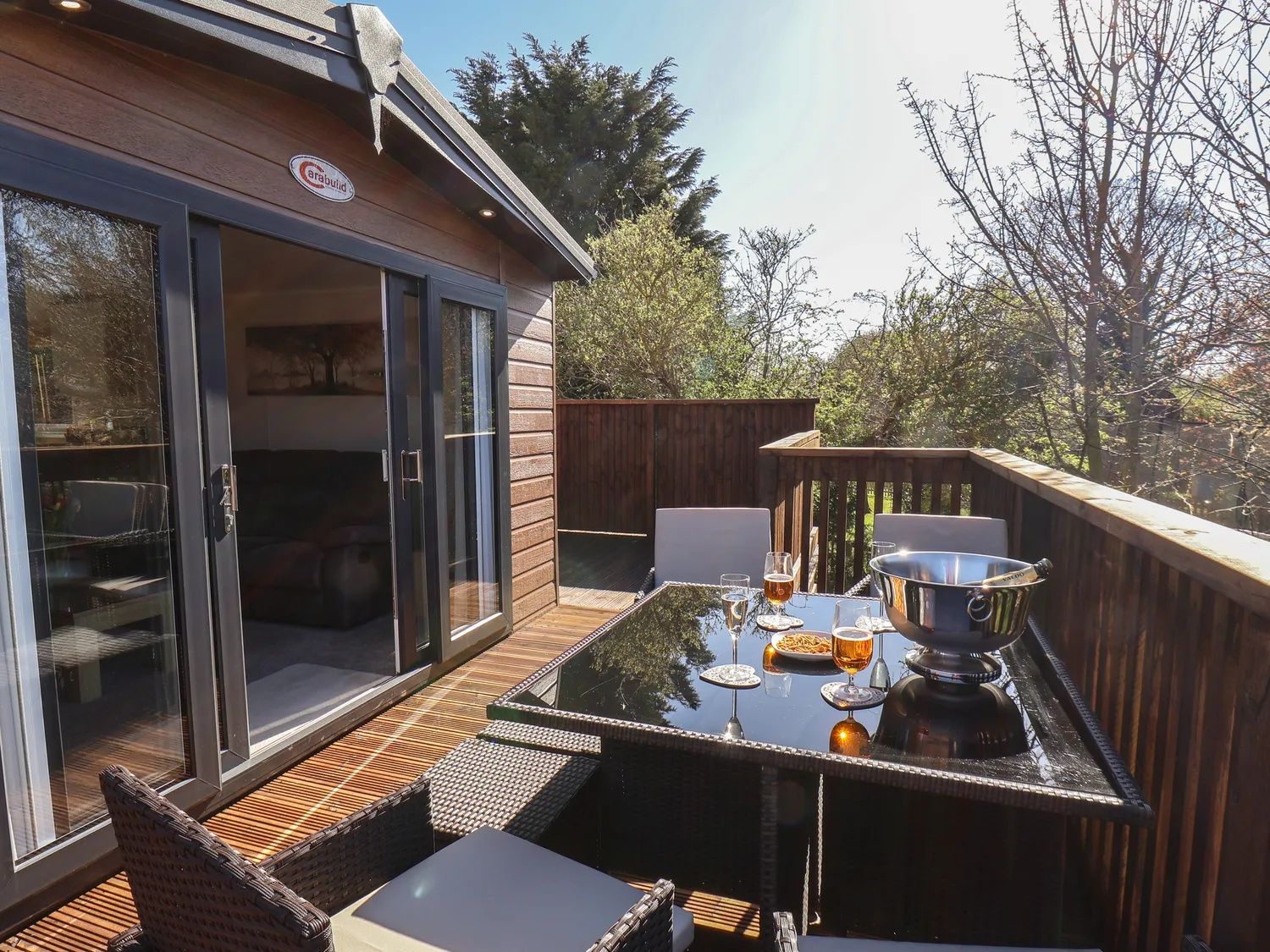 Exterior dining area